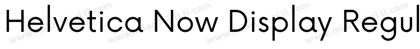 Helvetica Now Display Regular字体转换